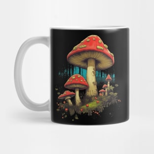 Red Mushrooms in the Forest Mug